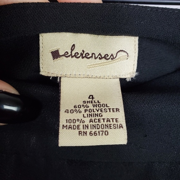 Anthropologie Elevenses wool blend career skirt - Picture 3 of 3